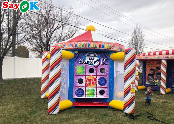 Inflatable Dart Game OEM Inflatable Carnival Game 5 In 1 Untuk Store Outdoor Stalls