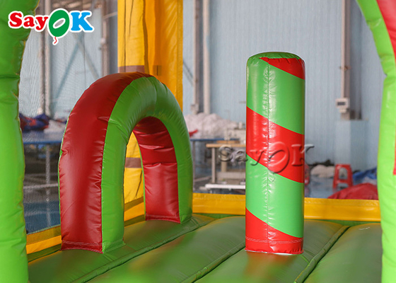 Buaya Kecil Multifungsi Inflatable Bounce Castle House Slide Disesuaikan Untuk Anak-Anak