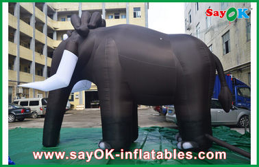 Big Elephant Inflatable Kartun Karakter Blower Untuk Ourterdoor Disesuaikan