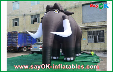 Big Elephant Inflatable Kartun Karakter Blower Untuk Ourterdoor Disesuaikan