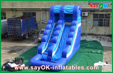 Outdoor Water Slide Bounce House Lucu PVC Inflatable Bouncer Slide Waterproof Untuk Anak-anak kedap udara