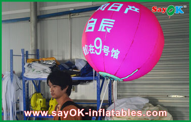 0.8m Dia Inflatable Iklan Backpack Bola Dengan Nylon Kain