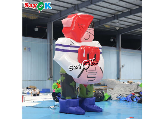 Balon Iklan Inflatable Model Maskot Inflatable Raksasa 4.5m Untuk Dekorasi Dalam Dan Luar Ruangan