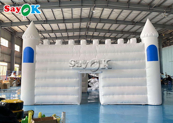 Inflatable Yard Tent Custom White Bouncy Castle Tent Untuk Pesta Pernikahan Ringan