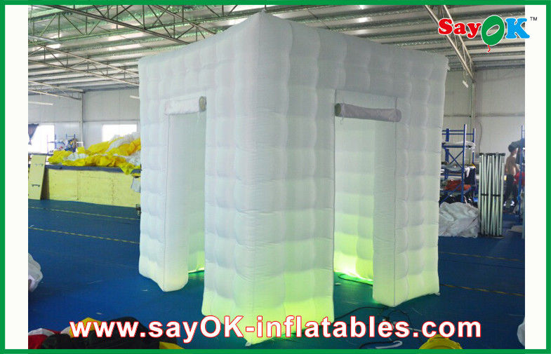 Photo Booth Decorations Led Lighting Portable Inflatable Photo Booth Cabinet Untuk Pesta Pernikahan