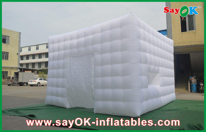 Tenda Outdoor Inflatable Cerah 4x3m Square Tenda Camping Inflatable Untuk Pesta / Pernikahan