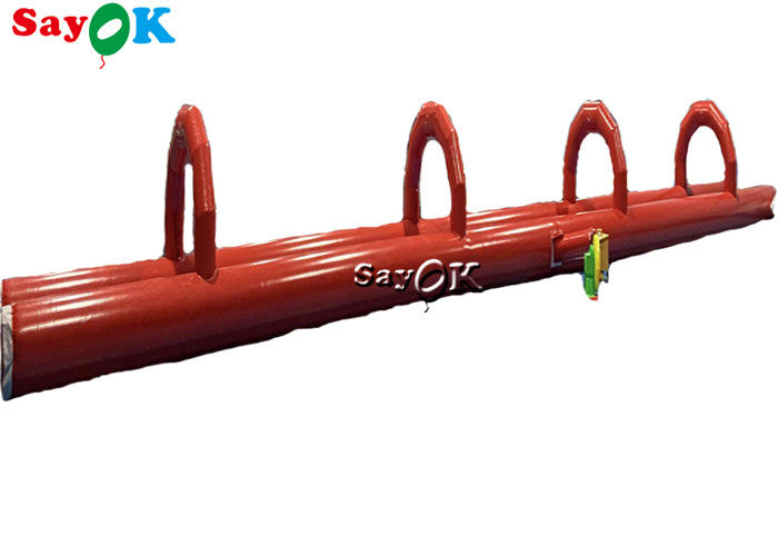 Air di luar ruangan Slide Inflatable PVC Tarpaulin Slide Air Inflatable Tile di tanah datar 60x2m