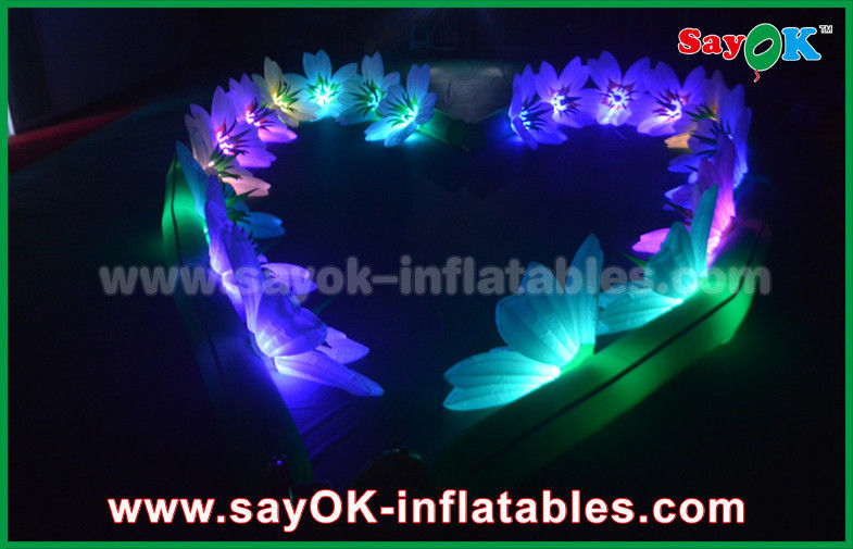 Light Up multi Warna Kustom Periklanan Inflatables Untuk Tahap