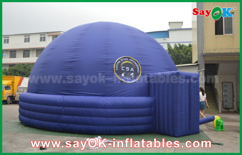 Biru 7m DIA Inflatable Planetarium Dome Durable Architecture Projection Tent