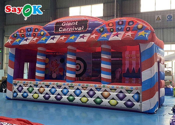 Custom Tenda Inflatable Partai Karnaval Komersial Tenda Udara Inflatable Untuk Anak-anak Ledakkan Game Booth