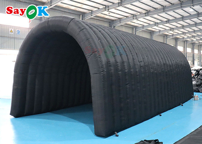 Go Outdoor Air Tent 210D Oxford Hitam Tenda Terowongan Inflatable Multi Fungsi Untuk Aktivitas Pameran