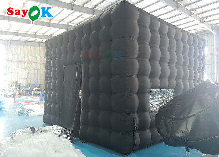 Tenda Cube Inflatable Marquee Party Camping Tenda LED Inflatable Dengan Air Blower