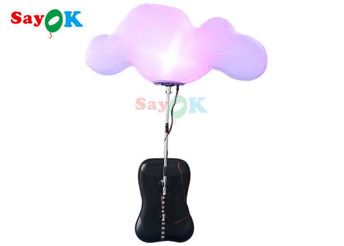 0.8m Backpack Ball Dekorasi Pencahayaan Tiup Untuk Kegiatan Periklanan