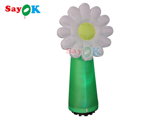 OEM Pvc Inflatable Lighting Decoration Led Flower Model Untuk Periklanan