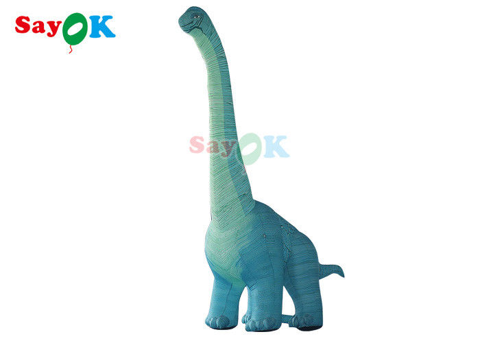 Dinosaurus Natal Inflatable 7m Dinosaurus Natal Inflatable Dekorasi Taman Inflatable Tyrannosaurus Rex Model