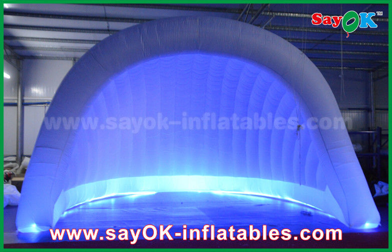 Outdoor Inflatable Tent 210D Oxford LED Inflatable Air Tent Dome Inflatable Igloo Tent Waterproof Untuk pesta
