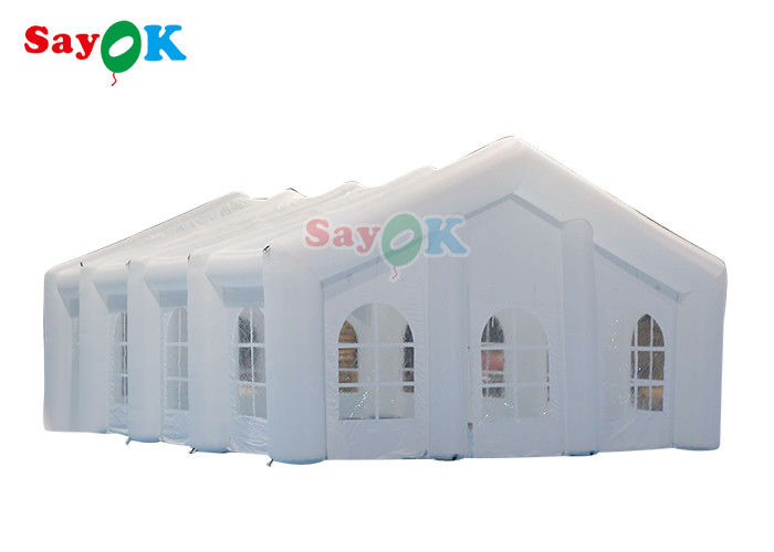 Custom Outdoor Inflatable Tent Pesta Klub Malam Struktur Bar Tenda Inflatable Warna Putih