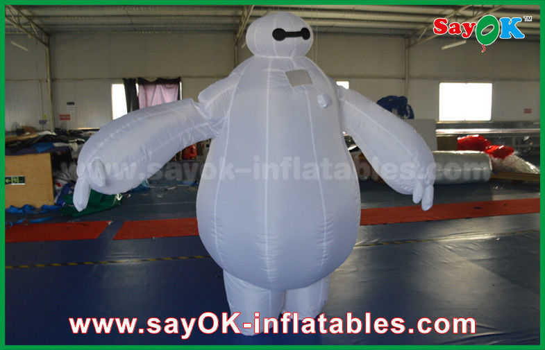 Iklan Baymax Maskot Kostum Baymax Inflatable / Robot Baymax For Kids Taman Hiburan