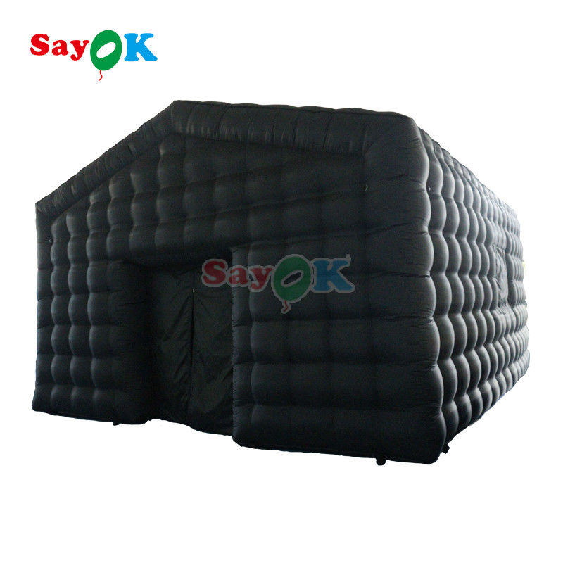 LED portabel Disco Pencahayaan Mobile Night Club Tent Cube Party Tent Inflatable Klub Malam Untuk Sewa