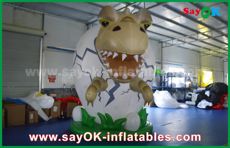 Blow Up Karakter Kartun Model 3D Karakter Kartun Inflatable Jurassic Park Dinosaurus Raksasa Inflatable