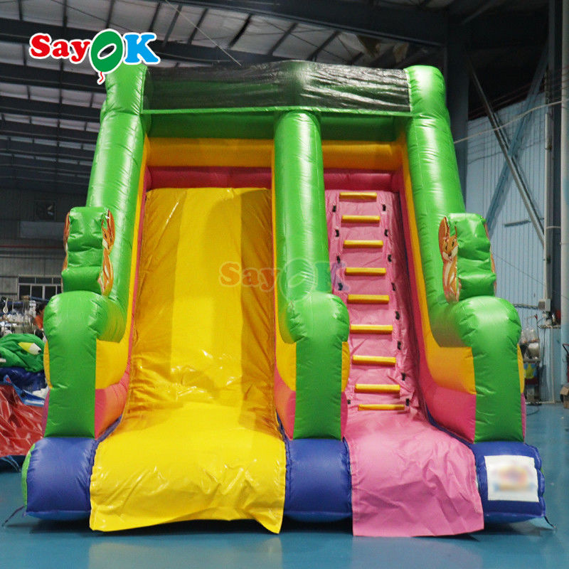 Slide Kolam Renang Inflatable PVC Combo Slide Inflatable dan kolam renang Giant Inflatable Slide Bouncer untuk dijual