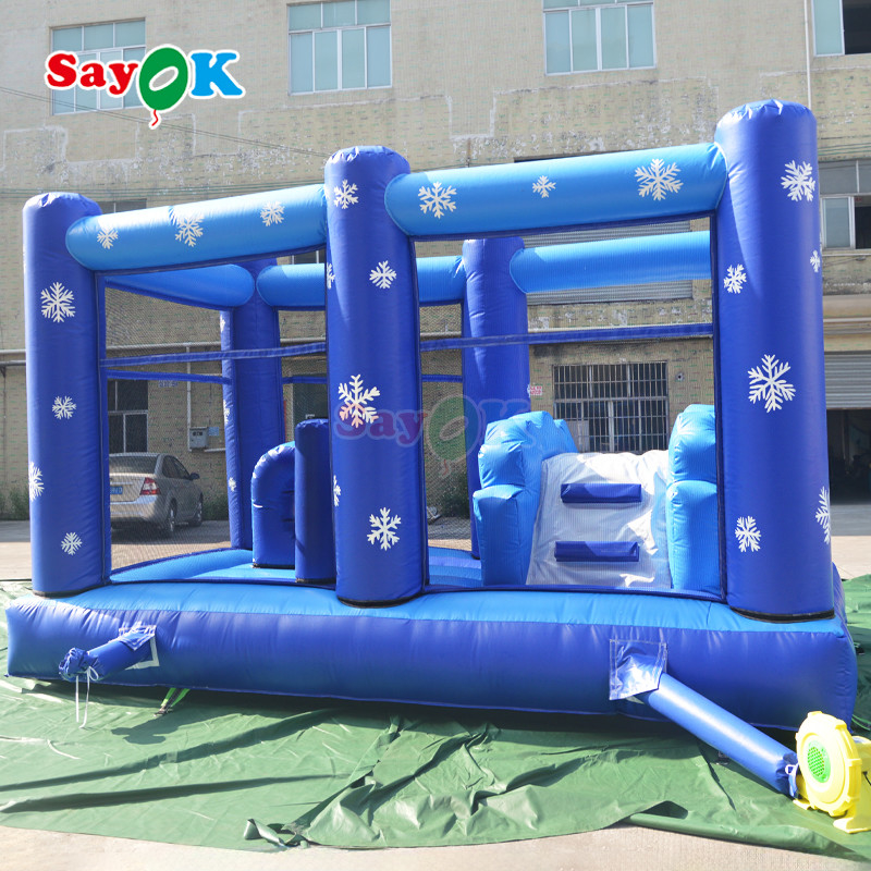 Commercial Bounce Castle Inflatable Bouncy Castle Inflatable Bouncer Jumping Castle Slide Untuk Pesta Luar Ruangan