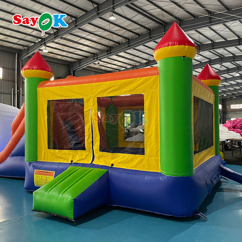 Rumah Bouncing Inflatable Istana Bouncing Combo Jumping Castle Untuk Anak-anak Bouncer Inflatable Untuk Sewa Pesta