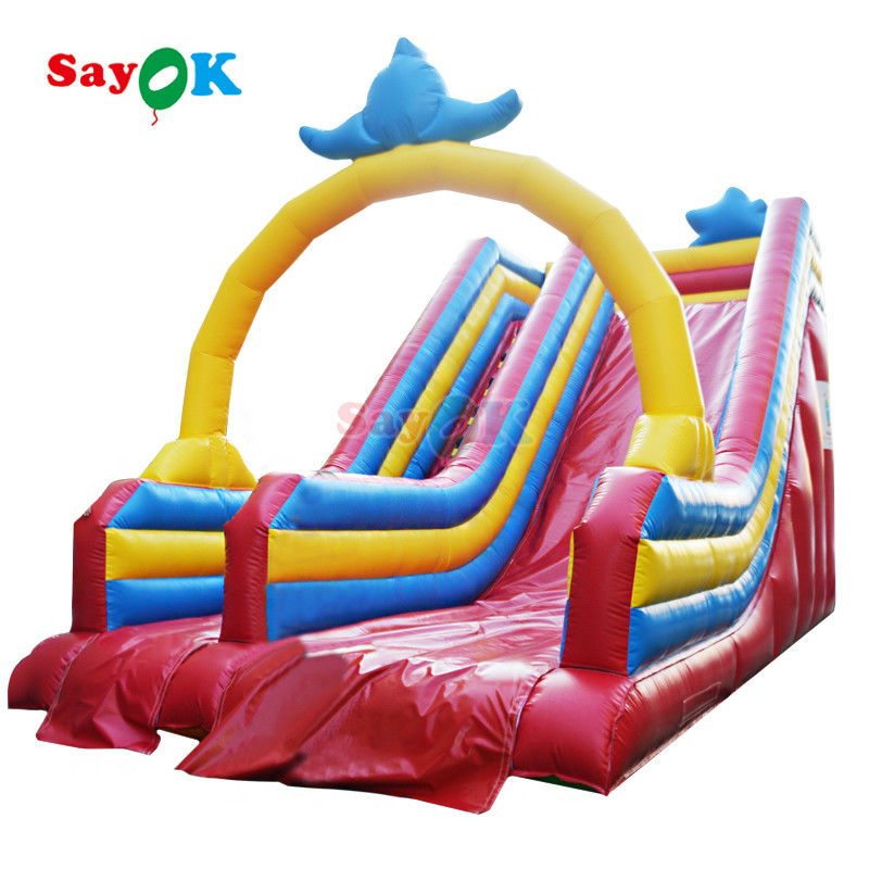 Desain Baru Slide Bajak Laut Inflatable Bouncy House Inflatable Bouncer Dry Slide untuk Anak-anak