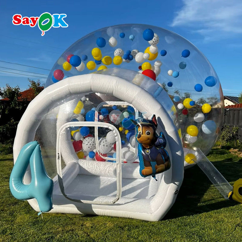 Sayok Custom Transparent Bubble House Balloon Tenda Udara Inflatable untuk Pesta Luar Ruangan