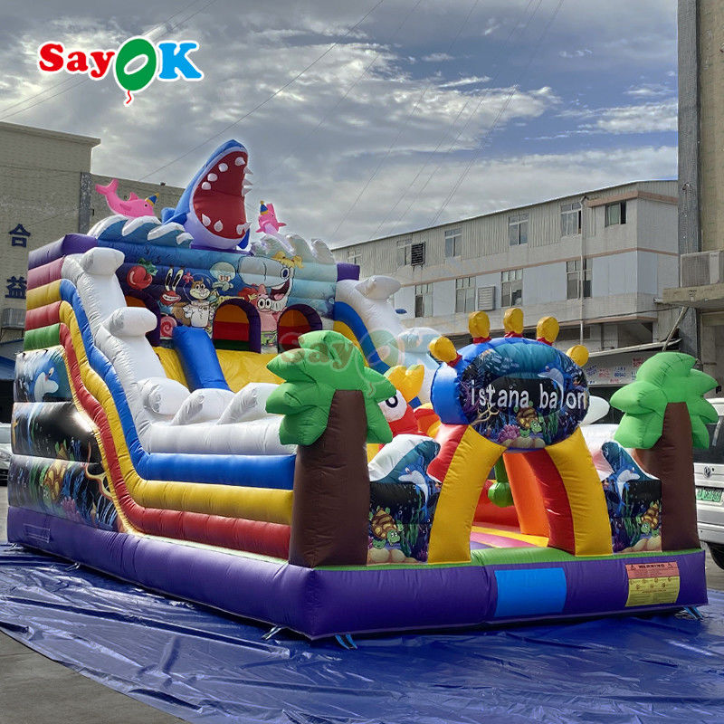 Pabrik Grosir Inflatable Jumping Bouncer Bounce Castle Slide untuk pesta atau acara
