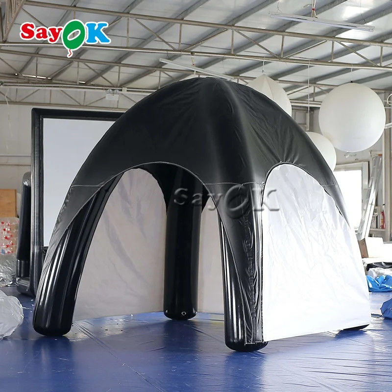 Giant Inflatable Gazebo Giant Spider Inflatable Tent Arch Promosi Inflatable Spider Tent untuk Grosir