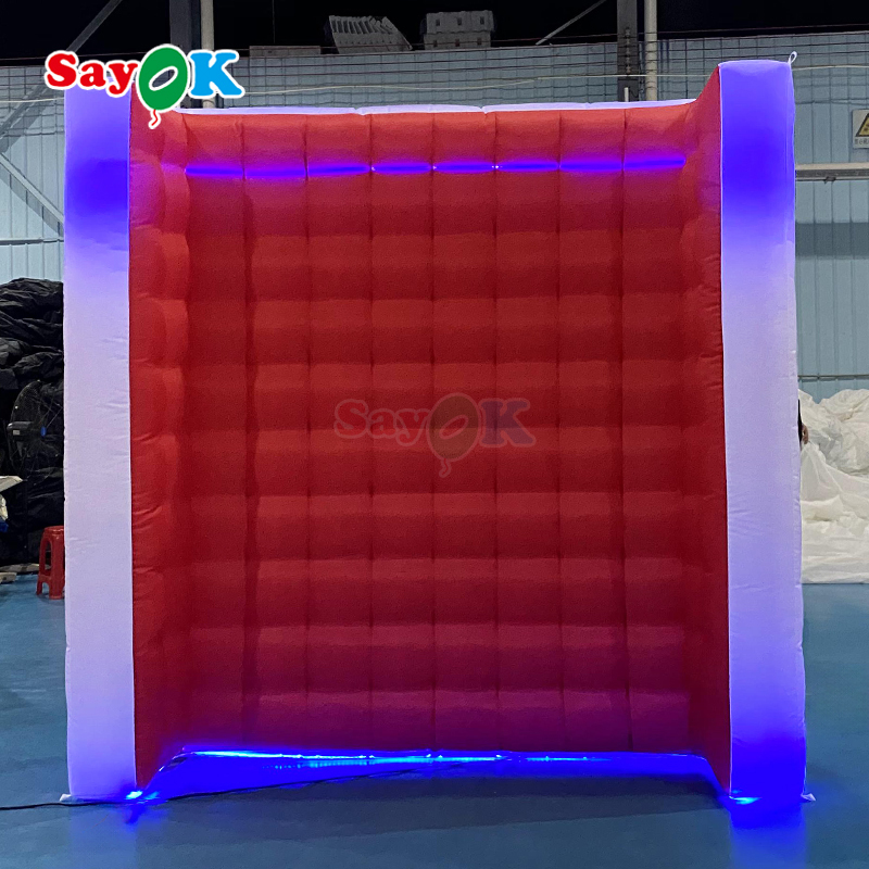 Custom Inflatable LED Photo Booth for Weddings and Events