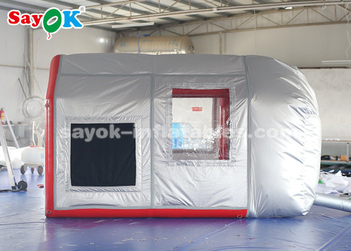 Tenda Mobil Inflatable Mobile Tenda Udara Inflatable Untuk Parkir Mobil Stasiun Kerja Dengan Sistem Filter