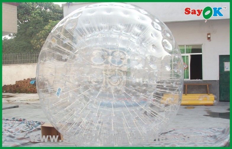Permainan Tiup Luar Ruangan Komersial Permainan Olahraga Tiup Taman Hiburan Zorb Bola 3.6x2.2m