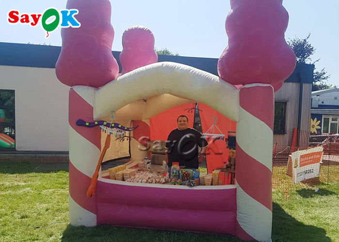 Tenda Inflatable Terbaik Tenda Kerja Inflatable Portable PVC Candy Floss Tenda Udara Inflatable Waterproof