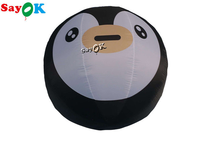 Penguin Tiup Dekorasi Natal Kecil 1m 3.3ft Dengan Lampu Led