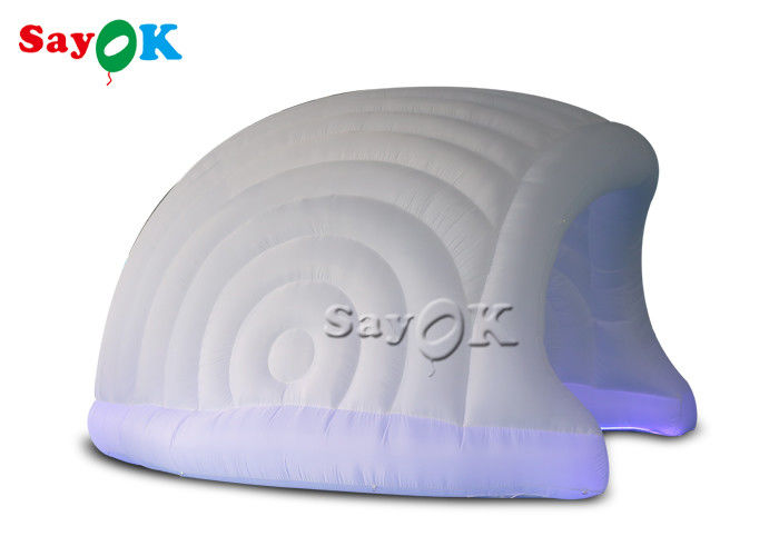 Kubah Tenda Inflatable Portable Semicircle Helm Bentuk Tenda panggung Inflatable
