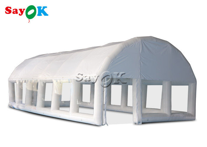 Tenda Tiup Besar 0.55Mm Pvc Tenda Udara Tiup Kubah Kedap Udara Transparan Untuk Penutup Kolam Renang