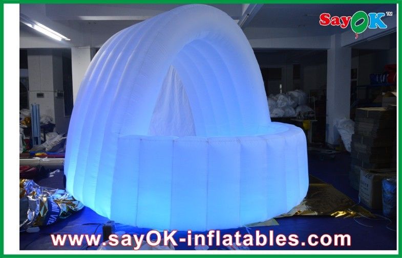 Tenda Inflatable Custom Outdoor Tenda Pameran Led Inflatable, Tenda Kerja Led Bar Counter Inflatable