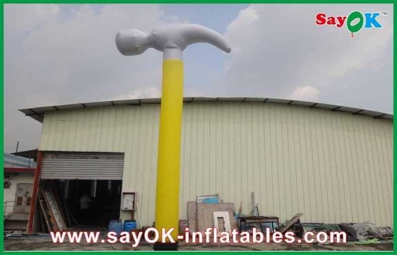 Tinggi 3m Inflatable Air Dancer Rip-stop Nylon Kain Inflatable Hammmer