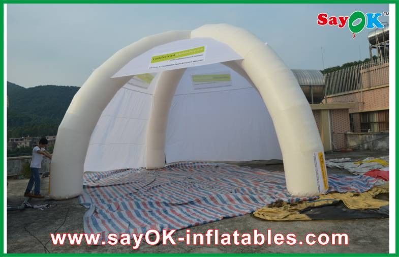 Custom Tenda Inflatable Outdoor Waterproof Tenda Udara Inflatable Kain Oxford / PVC Untuk Kegiatan