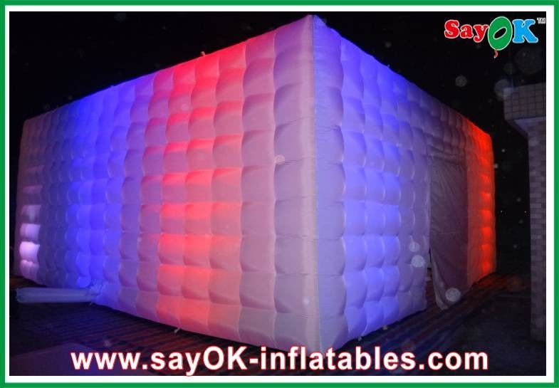 L10 X W10m tenda keluarga kembung dengan lampu led untuk klub malam acara promosi iklan