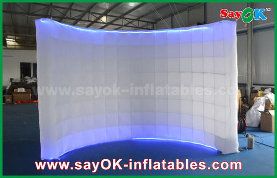 Booth Iklan Menampilkan 3 X1.5 X 2m Custom Made Wedding Photo Booth Frames Lighing Wall
