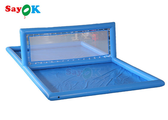 PVC Mainan Air Tiup Lapangan Bola Voli Hiburan Lingkungan Keluarga Permainan Interaktif