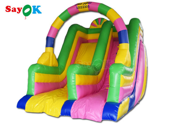 Slide Bouncy Inflatable Taman hiburan Slide Commercial Inflatable Bouncer Slide Air Goreng 6x4x5m