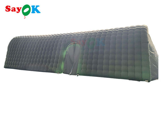 Tenda Kubah Acara Saluran Udara Kustom Tenda Terowongan Pvc Tiup Dengan Tirai Pintu