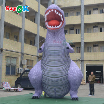 Acara Oxford Kain Inflatable Kartun Inflatable Natal Dinosaur Model Iklan