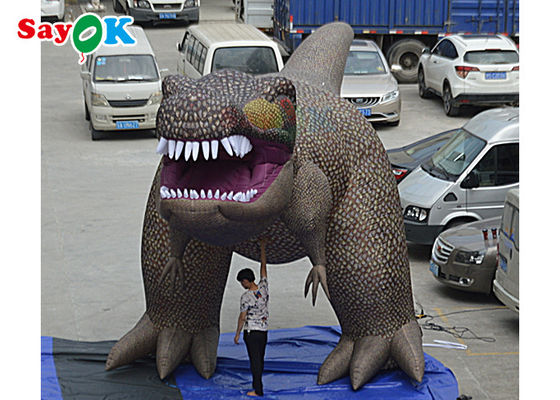 Raksasa Dinosaurus Inflatable Tyrannosaurus Rex Aktivitas Dekorasi Model Ledakkan Karakter Kartun