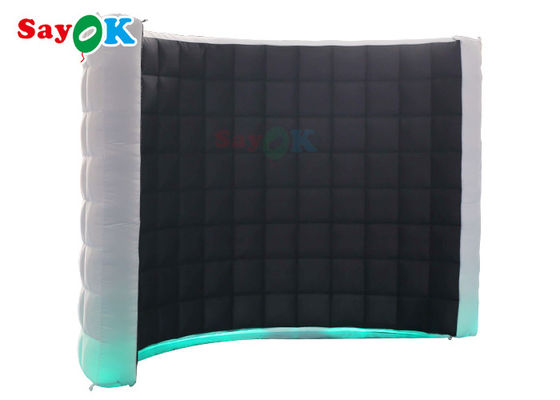 210D Oxford Cloth LED Wall Inflatable Photo Booth Untuk Acara Lebih Besar