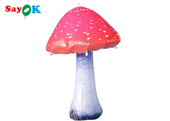 Outdoor Advertising Led 1m Large Inflable Mushroom Untuk Paskah